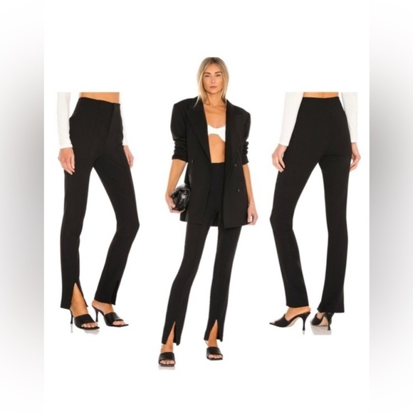 NWT L'Academie the Hanriette Pant in Black - Picture 1 of 4